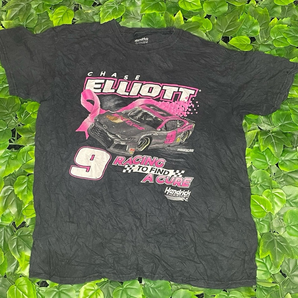 Chase Elliot “Breast Cancer Awareness” Black Tee
